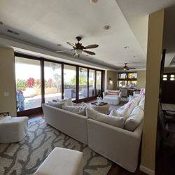 Kona Coast Vacations - Great room and office space