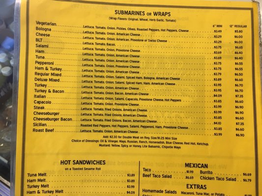 Menu photo 5 Submaker Menands, NY