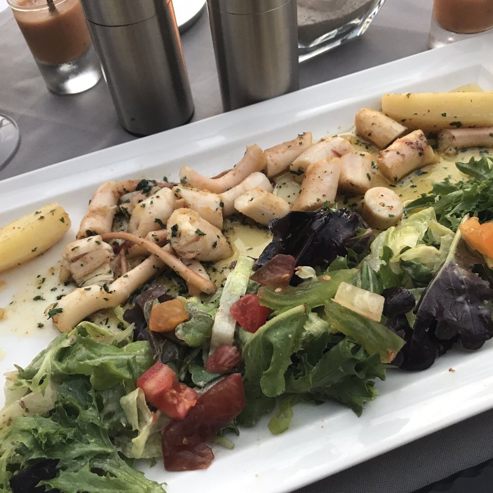 Cap Riviera - The starter of octopus salad - French Near Me - Antibes Juan Les Pins, 06
