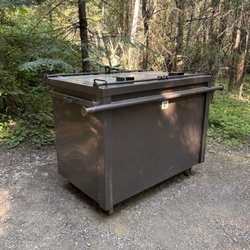 Moss Creek Campground - Bear proof garbage container