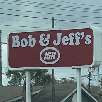 Bob & Jeff's Iga Supermarket - a red and white sign - Grocery Near Me - Thomasville, Georgia Bob & Jeff's Iga Supermarket - a red and white sign - Grocery Near Me - Thomasville, Georgia