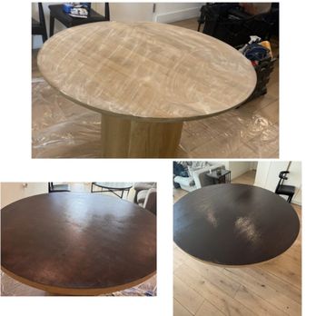2Fast 2Hands - painting a dining table - Handyman Near Me - San Fernando Valley, California