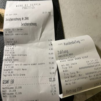 nero di seppia - Bill - Italian Near Me - Villach, 2 nero di seppia - Bill - Italian Near Me - Villach, 2
