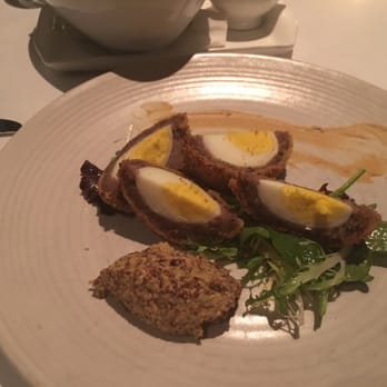 The Gage - Highlight of a distinctly average meal. Scotch egg. - New American Near Me - Chicago, Illinois The Gage - Highlight of a distinctly average meal. Scotch egg. - New American Near Me - Chicago, Illinois