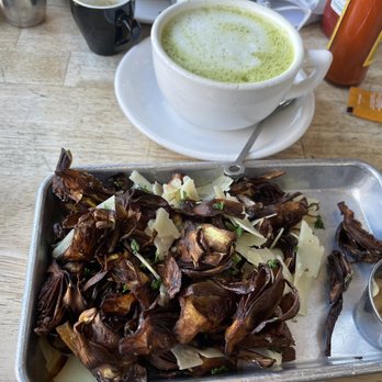 Fratelli Cafe - Fried artichokes and matcha - Coffee & Tea Near Me - Los Angeles, California Fratelli Cafe - Fried artichokes and matcha - Coffee & Tea Near Me - Los Angeles, California