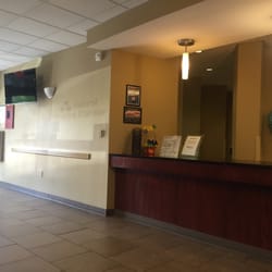 Biomat USA - Weird how the light bounces off at the front desk.
