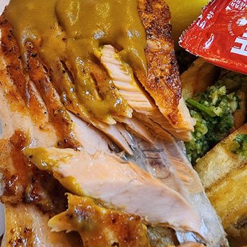 Jack's Fish Spot - Grilled salmon with 'secret' spicy sauce (honey mustard base) - Seafood Markets Near Me - Seattle, Washington Jack's Fish Spot - Grilled salmon with 'secret' spicy sauce (honey mustard base) - Seafood Markets Near Me - Seattle, Washington