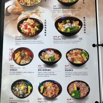 Hana Don - menu - Japanese Near Me - Toronto, Ontario