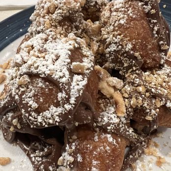 Our Mom Eugenia - Mosaic - Loukoumades With Nutella - Greek Near Me - Fairfax, Virginia