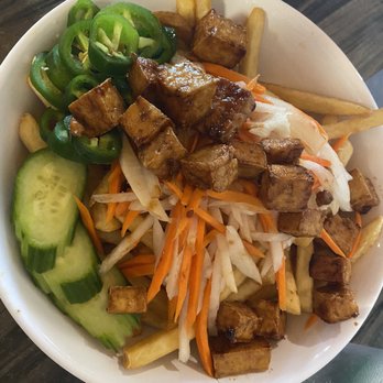 Time Pho Boba - Bahn mi fries with tofu. - Vietnamese Near Me - Oroville, California Time Pho Boba - Bahn mi fries with tofu. - Vietnamese Near Me - Oroville, California