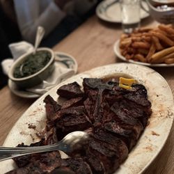 Peter Luger - Steak for Four Creamed Spinach (for 2) French Fried Potatoes (for 1 or 2)