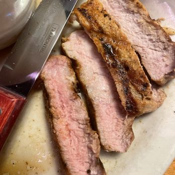 Texas Roadhouse - undercooked pork chop - Barbeque Near Me - Elk Grove, California Texas Roadhouse - undercooked pork chop - Barbeque Near Me - Elk Grove, California