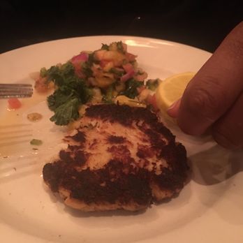 The Stockyard Restaurant - Tasty crab cake with mango chutney - Bars Near Me - Brighton, Massachusetts