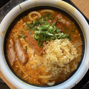 Marugame Udon - Large Cheese Katsu Tomatama Udon - Japanese Near Me - Torrance, California