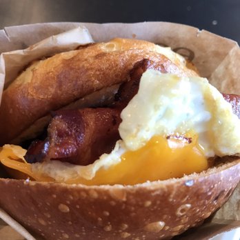 Eggslut - Bacon, egg, and cheese sandwich - Breakfast & Brunch Near Me - Los Angeles, California