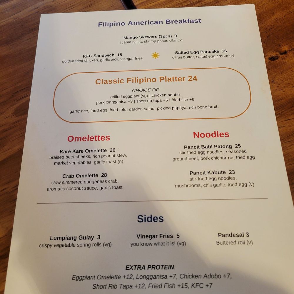 Naks - Menu - Filipino Near Me - New York, New York
