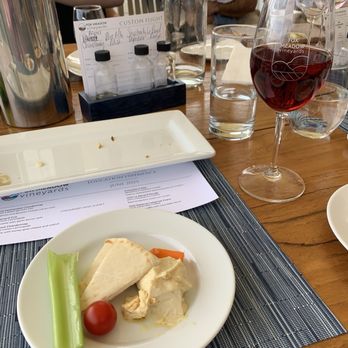 Fox Meadow Winery - Hummus and veggies - Wineries Near Me - Linden, Virginia