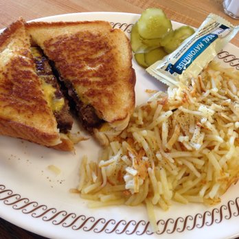 Waffle House - Dumfries - Texas Angus Patty Melt - Breakfast & Brunch Near Me - Dumfries, Virginia