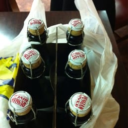Pricey six pack of Russian River beer, but worth it.