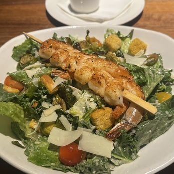 Yard House - Kale & Romaine Caesar with grilled shrimp - New American Near Me - Sacramento, California Yard House - Kale & Romaine Caesar with grilled shrimp - New American Near Me - Sacramento, California