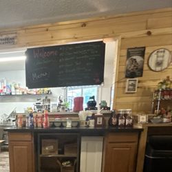 Seney Crossing - Menu and coffee bar