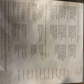 Centrico - Menu - Mexican Near Me - Anaheim, California