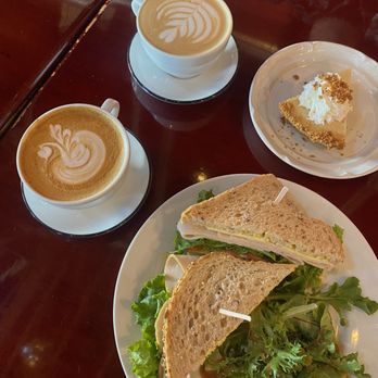 Cafe Loft - raspberry latte plus whatever my friend got and the turkey sandwich and key lime pie ! :) - Coffee & Tea Near Me - Los Angeles, California Cafe Loft - raspberry latte plus whatever my friend got and the turkey sandwich and key lime pie ! :) - Coffee & Tea Near Me - Los Angeles, California