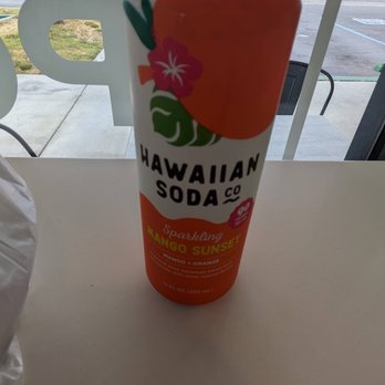 Project Poke - sparkling hawaiian soda. this was their only drink option available - Poke Near Me - Fountain Valley, California