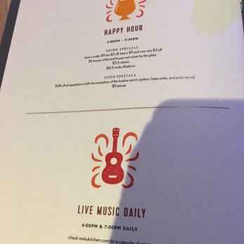 Moku Kitchen - Cocktail Bars Near Me - Honolulu, Hawaii