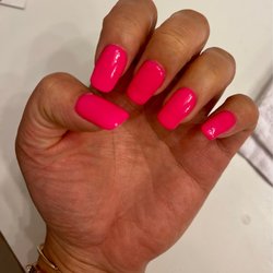 Rose Nail Salon - In love with this new spring pink color (it's like a highlighter pink)