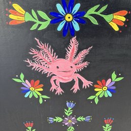 Cute mural at the counter! Cute mural at the counter!
