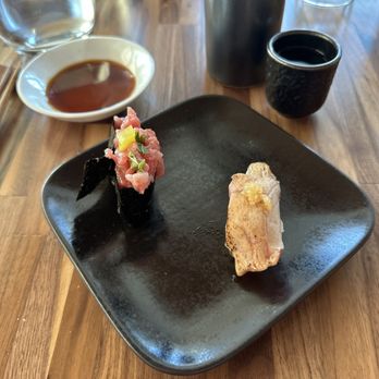 Omakai Sushi - Bluefin tuna sampler - Sushi Bars Near Me - Doral, Florida Omakai Sushi - Bluefin tuna sampler - Sushi Bars Near Me - Doral, Florida