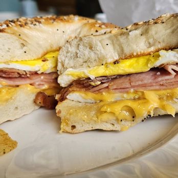 Tenafly Hot Bagels - Everything bagel double meat and egg - Bagels Near Me - Tenafly, New Jersey Tenafly Hot Bagels - Everything bagel double meat and egg - Bagels Near Me - Tenafly, New Jersey