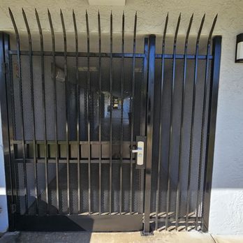 LifeScaping Fences - Pedestrian Gate from outside of the campus. - Fences & Gates Near Me - Sacramento, California