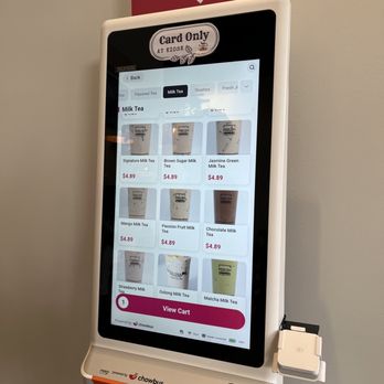 Ding Tea - McKinney - Order kiosk - Bubble Tea Near Me - McKinney, Texas