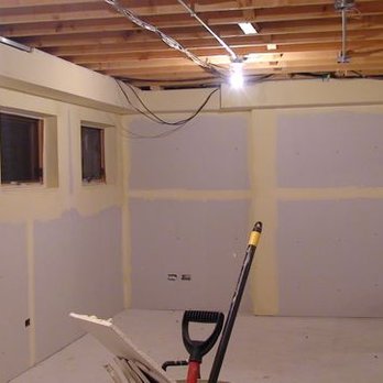 Craftsman Builders - after drywall tape in basement - General Contractors Near Me - Lockport, Illinois Craftsman Builders - after drywall tape in basement - General Contractors Near Me - Lockport, Illinois