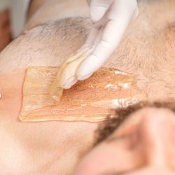 Sugared & Smooth Body Sugaring and Skin Care - Men chest hair removal