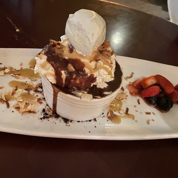The Heights Restaurant and H Bar - Chocolate soufflé - New American Near Me - Ithaca, New York