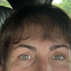 Sneha's Threading & Spa - My mom's eyebrows after threading & tinting