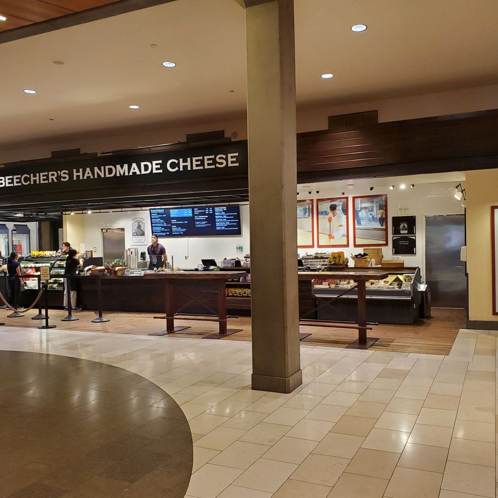 Bellevue Square - The Beecher's Handmade Cheese Shop in Bellevue Square Mall. I bought their signature Flagship Cheese. Yum! - Shopping Centers Near Me - Bellevue, Washington Bellevue Square - The Beecher's Handmade Cheese Shop in Bellevue Square Mall. I bought their signature Flagship Cheese. Yum! - Shopping Centers Near Me - Bellevue, Washington