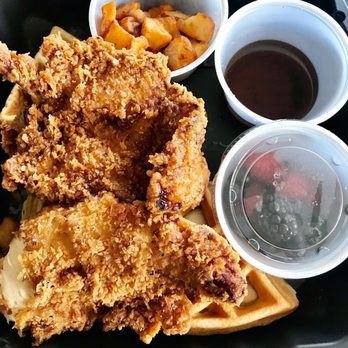 Prados Modern Mexican Cantina - Chicken & Waffles - Latin American Near Me - Lake St Louis, Missouri