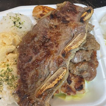 Ahi Hawaiian BBQ - BBQ Large Mixed Plate - Hawaiian Near Me - Long Beach, California Ahi Hawaiian BBQ - BBQ Large Mixed Plate - Hawaiian Near Me - Long Beach, California