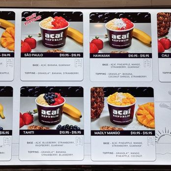 Acai Republic - Acai bowls - Acai Bowls Near Me - Pomona, California