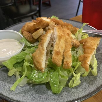 Bonchon Chapel Hill - Caesar Salad with Chicken Lunch Special - Korean Near Me - Chapel Hill, North Carolina
