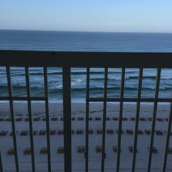 Celadon Beach Resort - Before 7 am balcony picture.