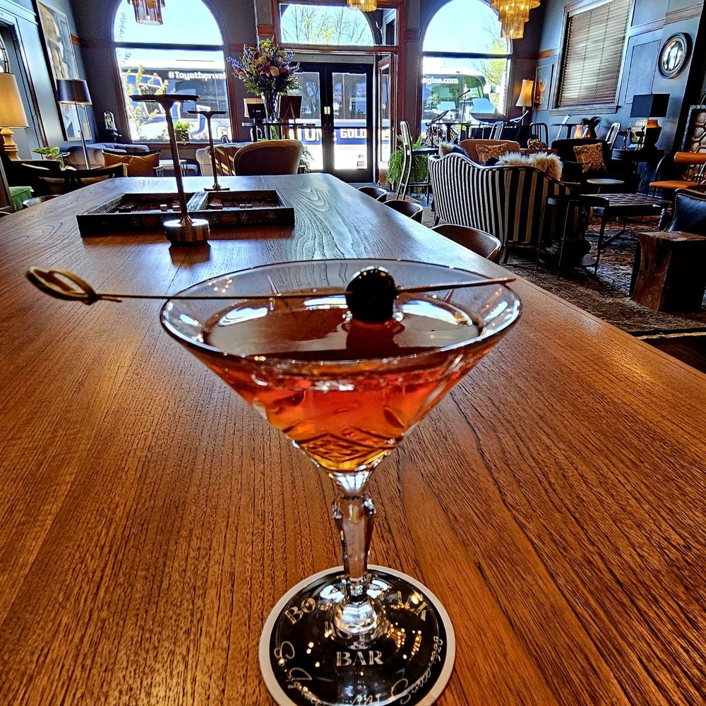 The Boardwalk Hotel & Bar - Fireworx Bar - Manhattan cocktail- yum! - Hotels Near Me - St. Ignace, Michigan The Boardwalk Hotel & Bar - Fireworx Bar - Manhattan cocktail- yum! - Hotels Near Me - St. Ignace, Michigan