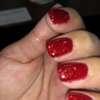 Star Nails - Rushed nail polish.... paint on my skin.... - Nail Salons Near Me - Roseville, California