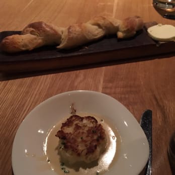 Coohills Restaurant - Crab cake with sourdough bread - French Near Me - Denver, Colorado Coohills Restaurant - Crab cake with sourdough bread - French Near Me - Denver, Colorado
