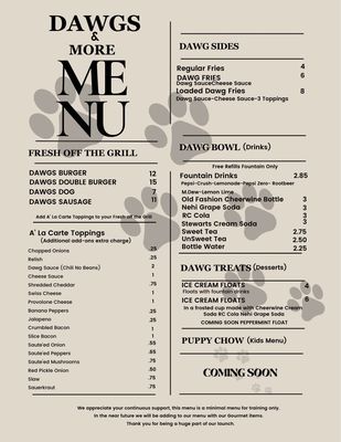 Menu photo 3 Dawgs And More Rincon, GA Menu photo 3 Dawgs And More Rincon, GA