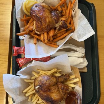 Maui Mike's Fire-Roasted Chicken - Number 1; Quarter chicken (drumstick &thigh) with honey mustard and sweet BBQ - American Near Me - Kailua, Hawaii